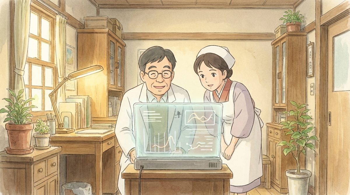 原因を特定する3つの手順を確認する医療スタッフ